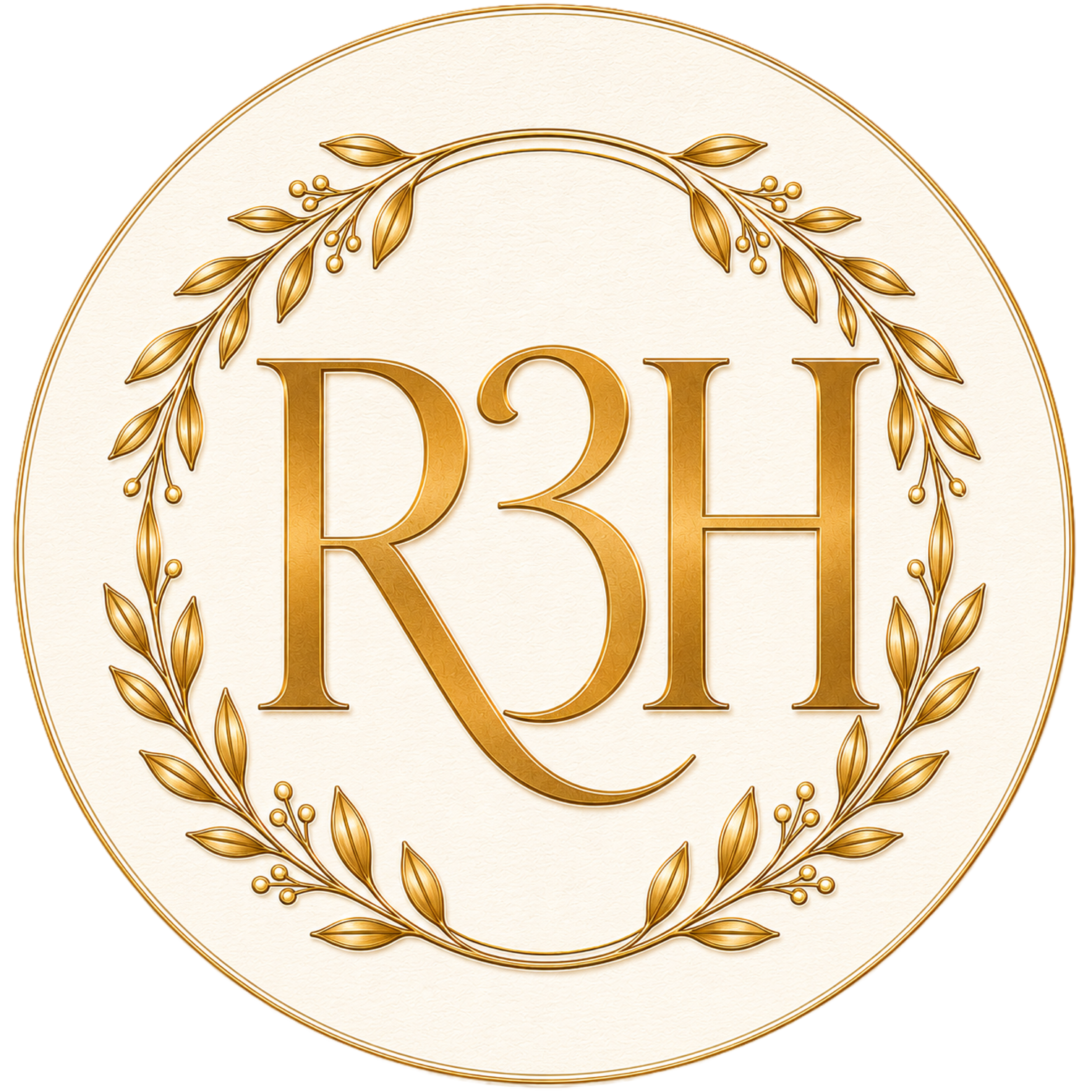 R3H Photography circle logo example