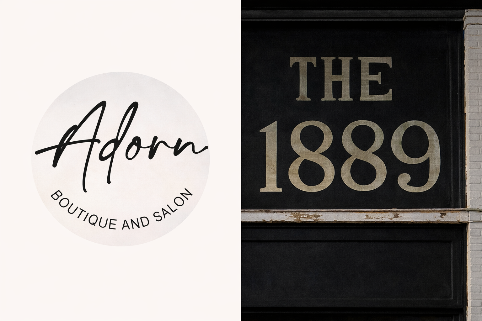 Adorn Boutique and Salon website