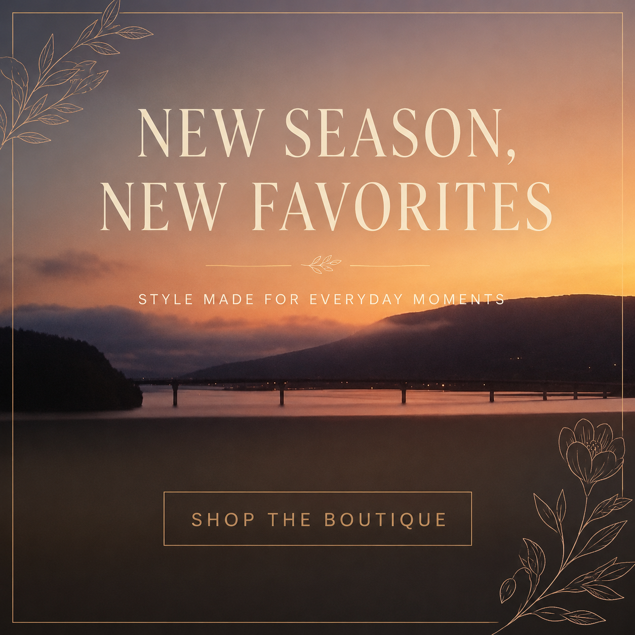 Boutique promotional graphic